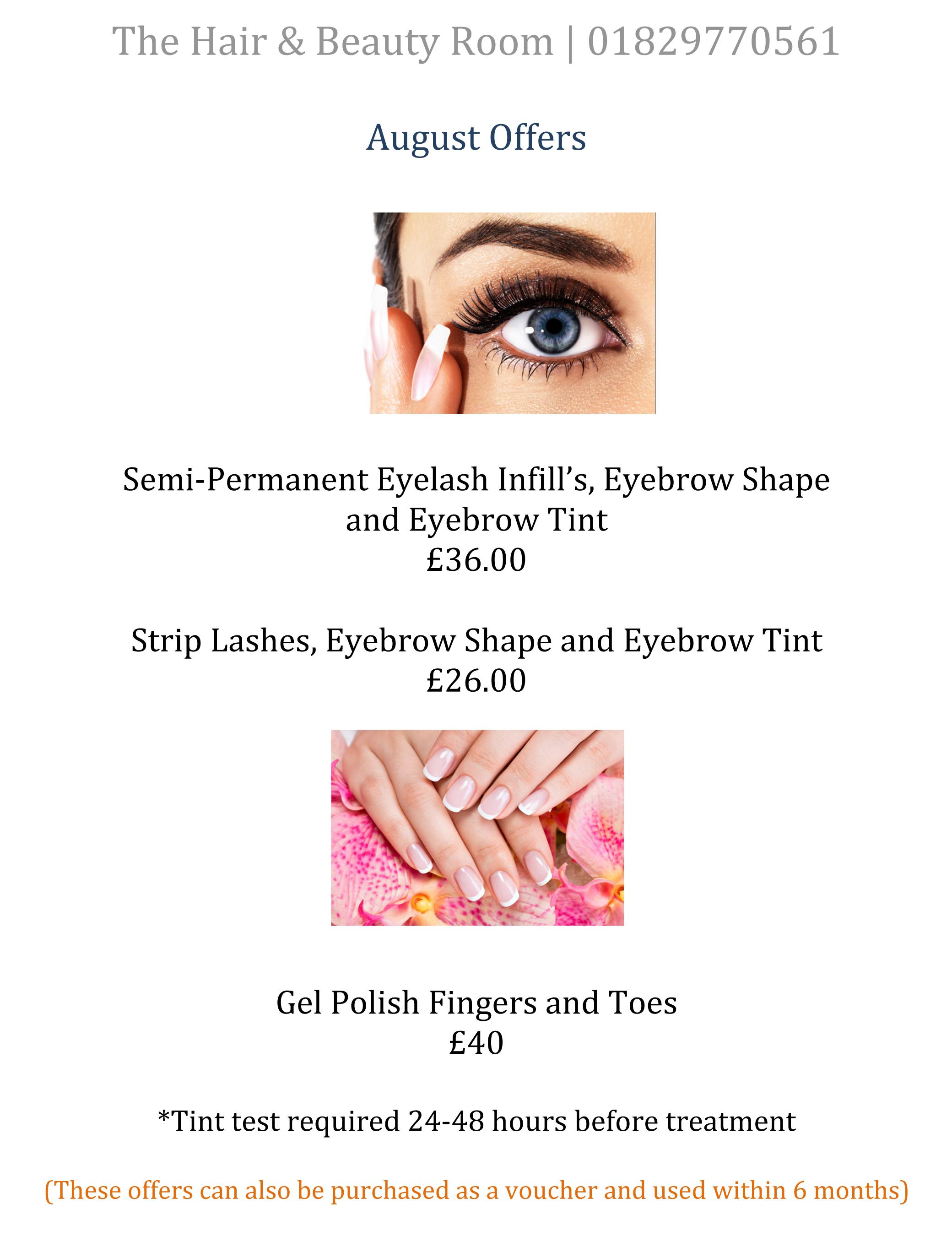 August 2016 Offers