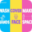 wash face space copy